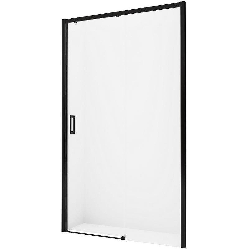 Душевая дверь New Trendy Prime Black 160 R D-0329A профиль Черный стекло прозрачное