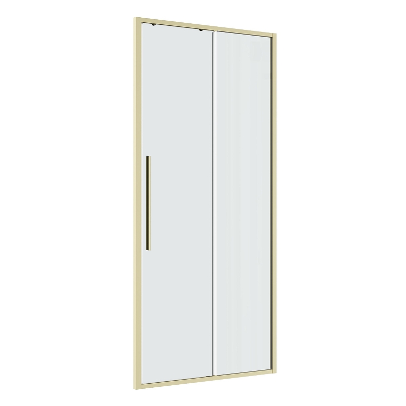 Душевая дверь Niagara Nova 100 NG-44-10ASG профиль Золото брашированное стекло прозрачное