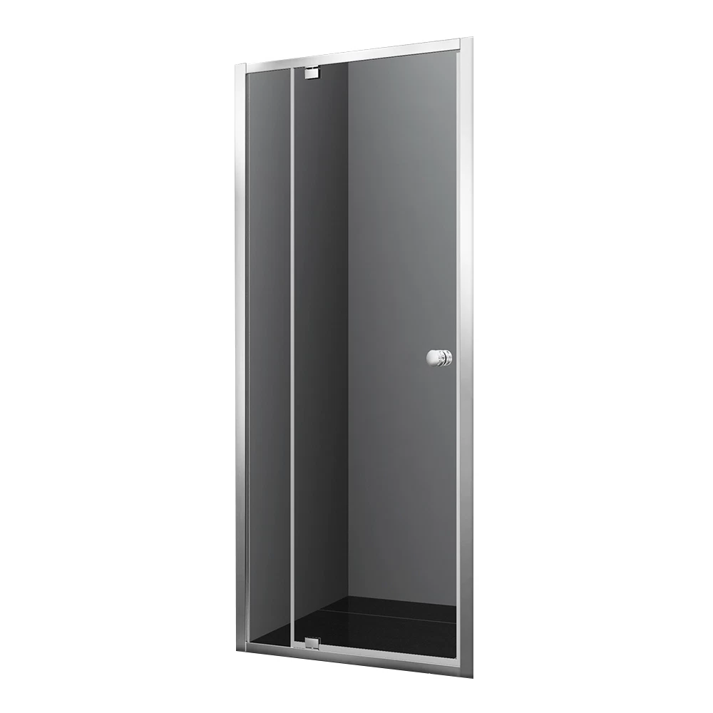 Душевая дверь распашная стекло прозрачное WasserKraft Aula 11P 90х190 см профиль хром (11P04)
