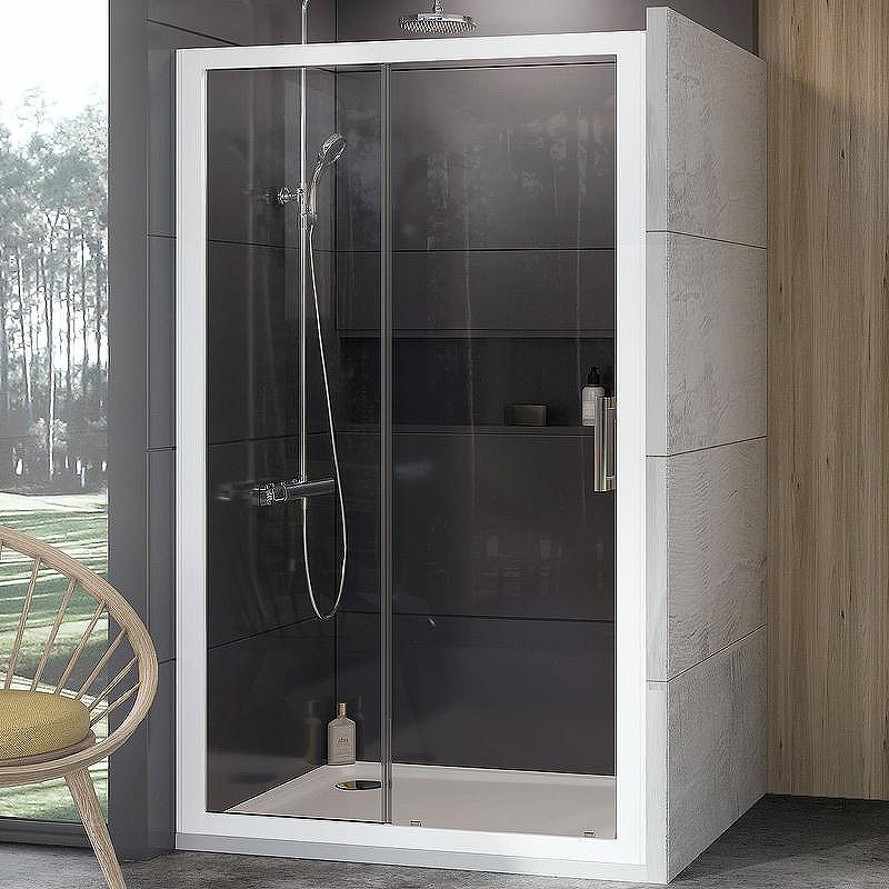 Душевая дверь Ravak 10° 10DP2 110 0ZVD0100Z1 профиль Белый стекло Transparent