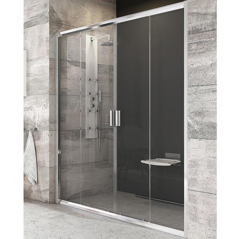 Душевая дверь Ravak Blix BLDP4 120 0YVG0C00ZH профиль блестящий стекло Графит