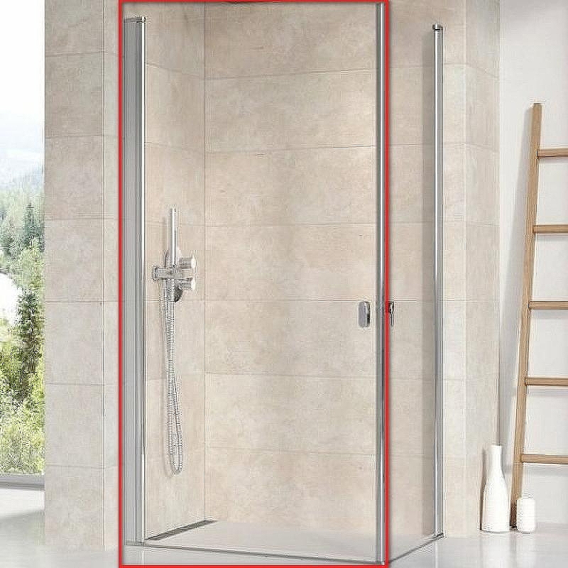 Душевая дверь Ravak Chrome CRV1-80 1QV40C01Z1 профиль Хром стекло Transparent
