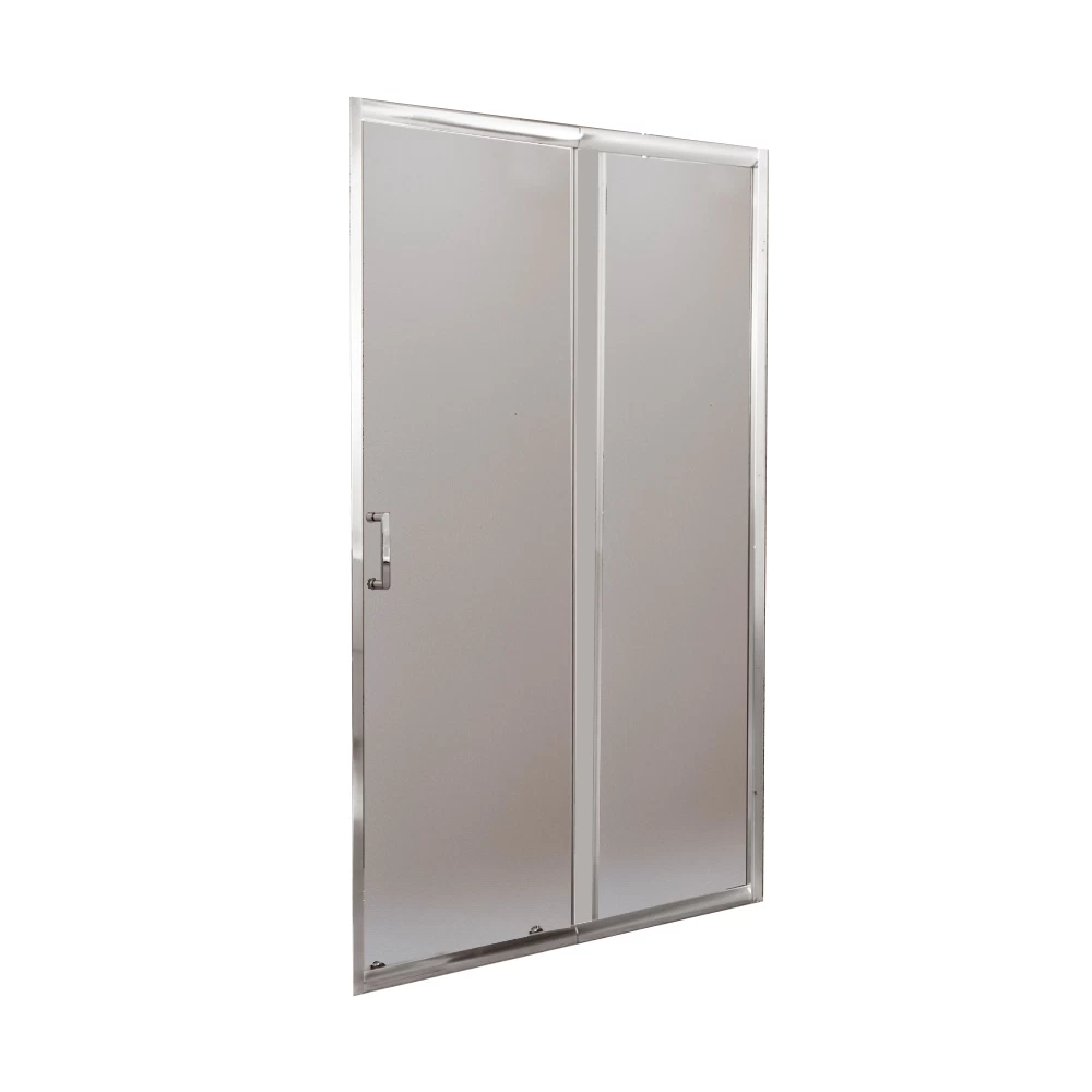 Душевая дверь раздвижная стекло матовое BelBagno Unique 115х190 см профиль хром (UNIQUE-BF-1-100/115-P-Cr)