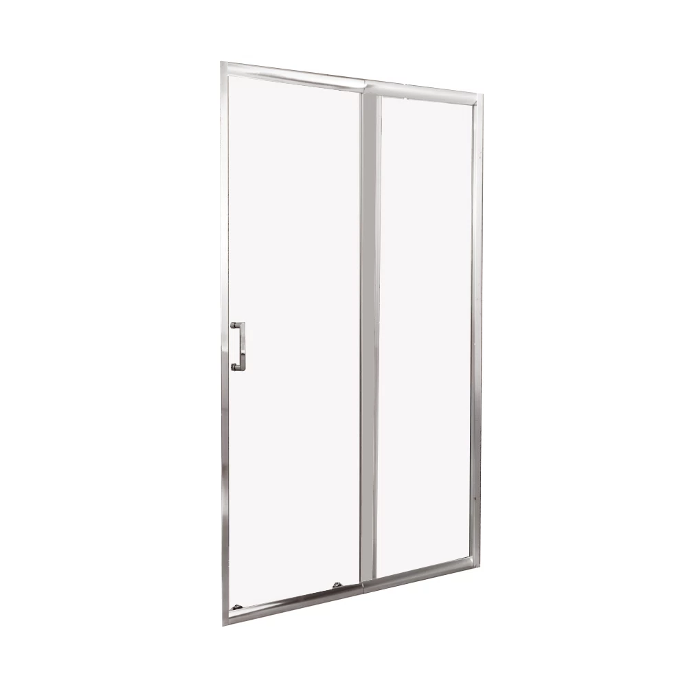 Душевая дверь раздвижная стекло прозрачное BelBagno Unique 125х190 см профиль хром (UNIQUE-BF-1-110/125-C-Cr)