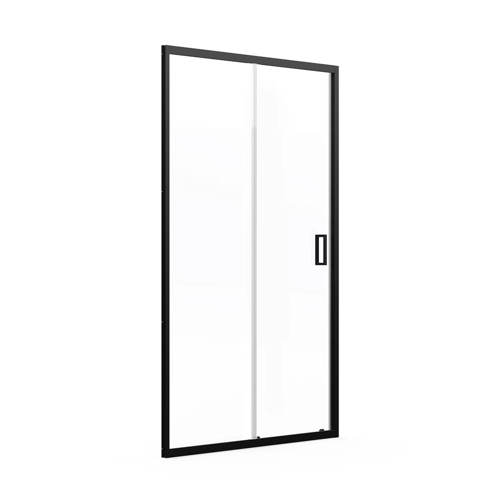 Душевая дверь раздвижная стекло прозрачное Domani-Spa DoorCube 100х190 см профиль черный (DS04DCb100L0Cl00.Gt-Black)