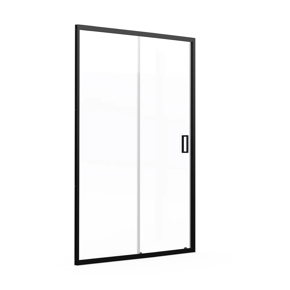 Душевая дверь раздвижная стекло прозрачное Domani-Spa DoorCube 120х190 см профиль черный (DS04DCb120L0Cl00.Gt-Black)