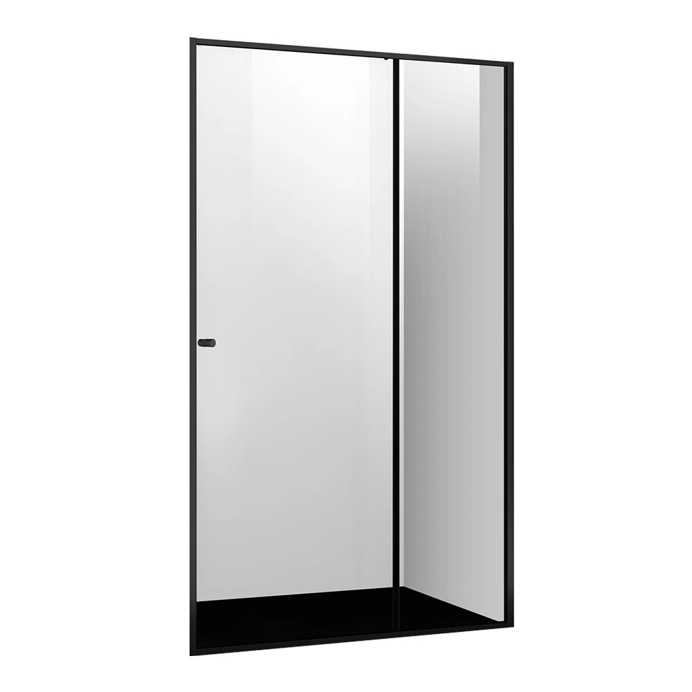 Душевая дверь раздвижная стекло прозрачное WasserKraft Dill 61S 120х200 см профиль черный (61S05)