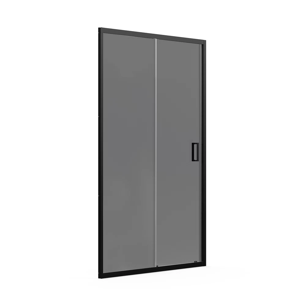 Душевая дверь раздвижная стекло тонированное Domani-Spa DoorCube 100х190 см профиль черный (DS04DCb100L0T00.Gt-Black)
