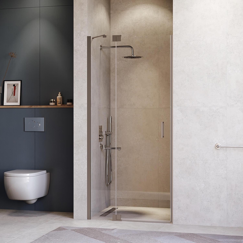 Душевая дверь RGW Hotel HO-014-Gg 140 350601414-110 профиль Серый стекло прозрачное