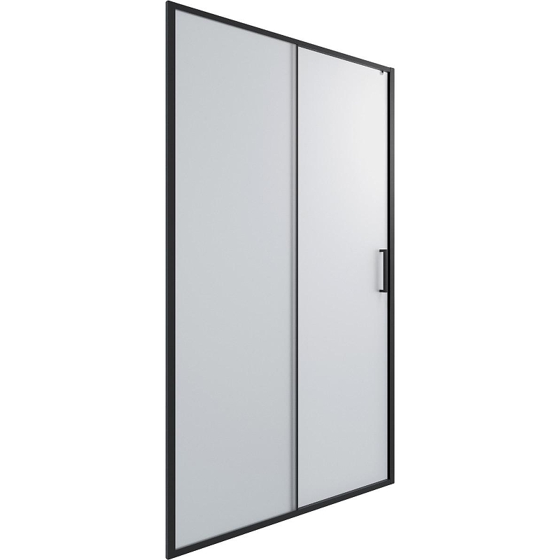 Душевая дверь Timo TD-120/03F-6 1200x1950 T02 раздвижная профиль Черный стекло матовое