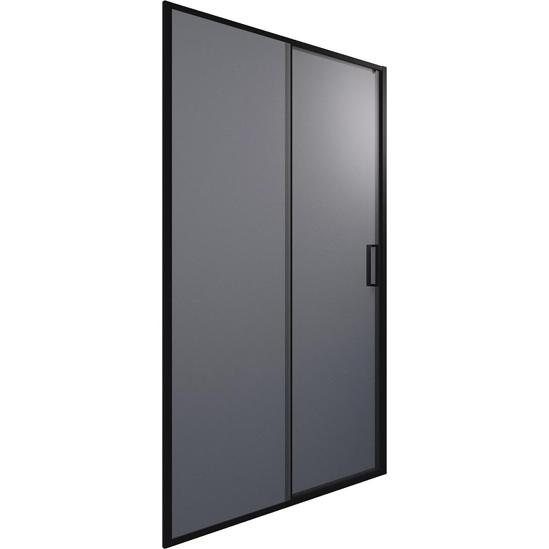 Душевая дверь Timo TD-150/03GR-6 1500x1950 T05 раздвижная профиль Черный стекло графитовое
