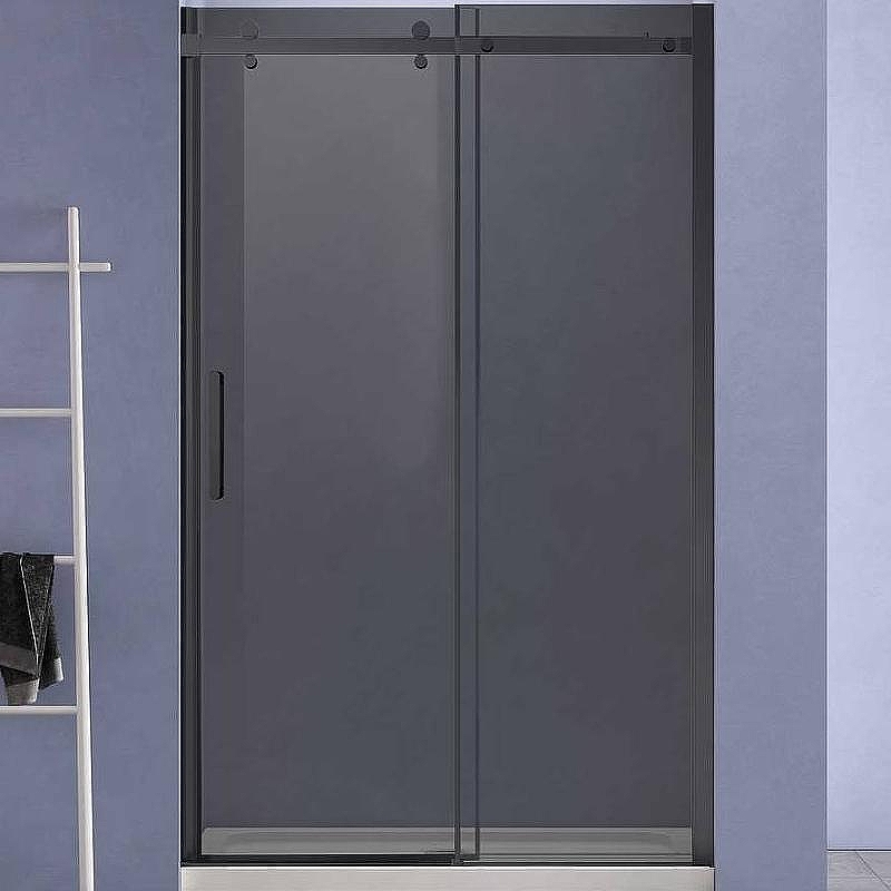 Душевая дверь Vincea Como-N 140 VDS-4CN140CGB профиль Черный стекло тонированное