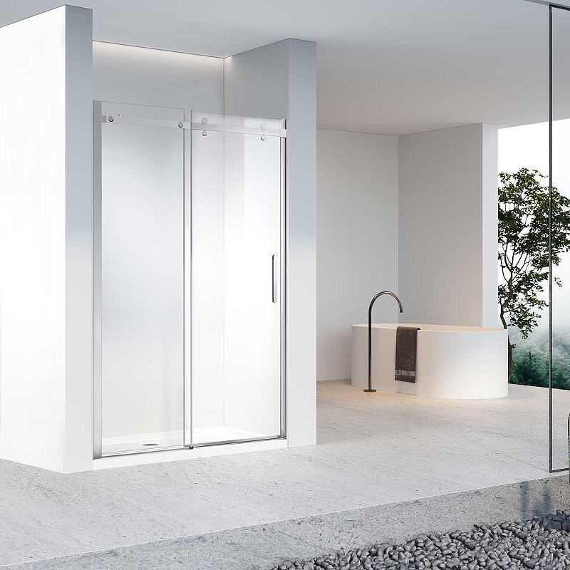 Душевая дверь Vincea Como-N 160 VDS-4CN160CL профиль Хром стекло прозрачное