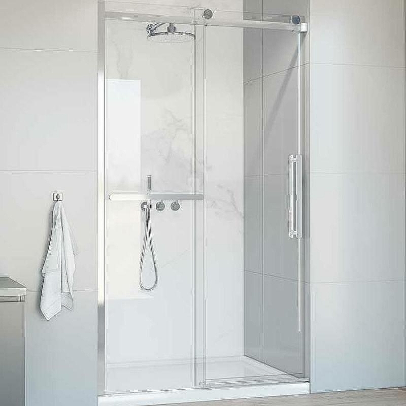 Душевая дверь Vincea Como Soft 130 VDS-1CS130CL профиль Хром стекло прозрачное
