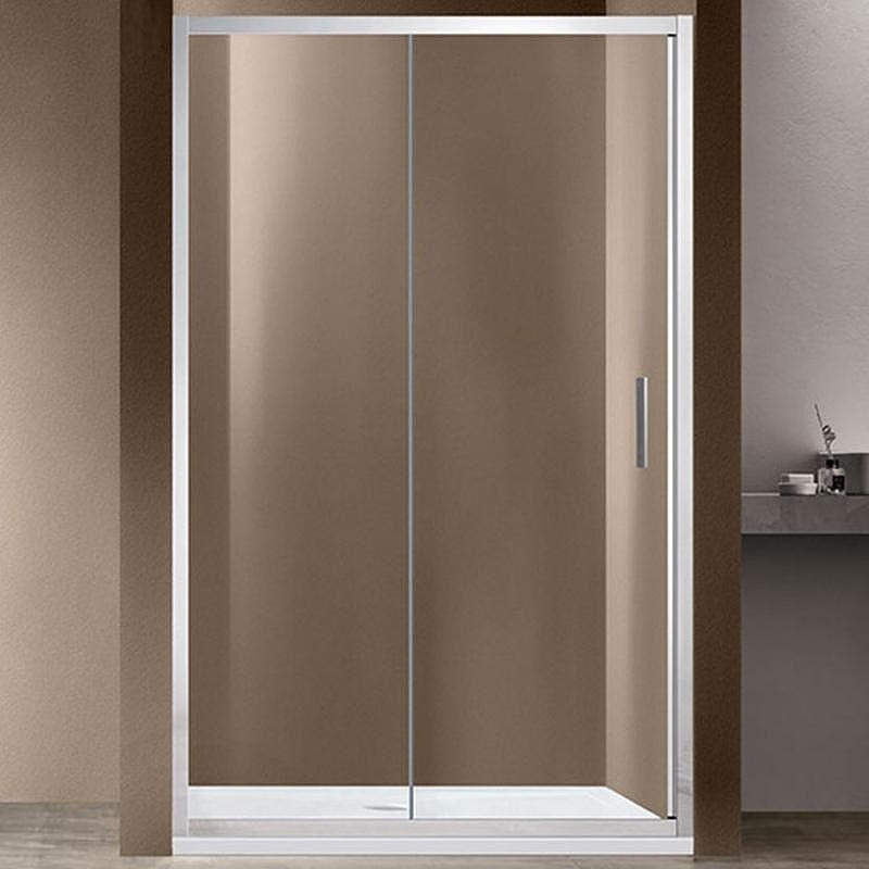 Душевая дверь Vincea Garda 110 VDS-1G110CL профиль Хром стекло прозрачное