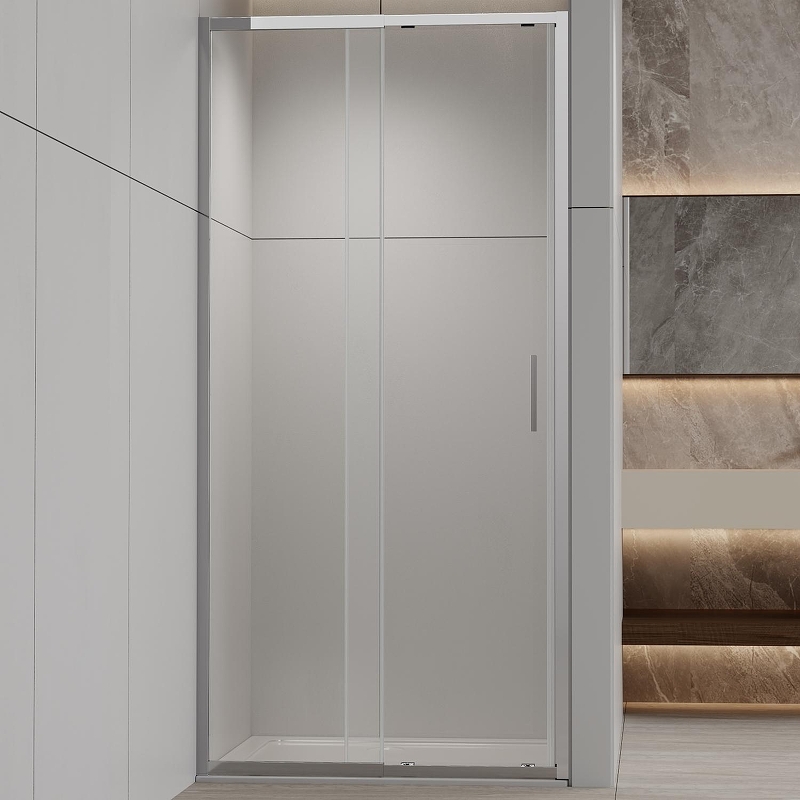 Душевая дверь Vincea Rapid-N 130 VDS-3RN12/13CL профиль Хром стекло прозрачное