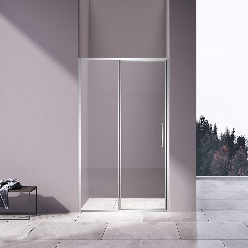 Душевая дверь Vincea Slim 120 VDP-4SL120CL профиль Хром стекло прозрачное