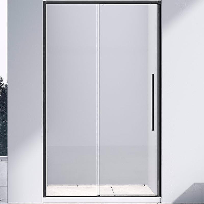Душевая дверь Vincea Slim-N 110 VDS-4SN110CLB профиль Черный стекло прозрачное