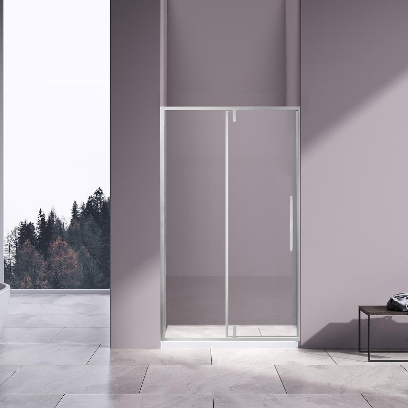 Душевая дверь Vincea Slim-N 120 VDP-4SN120CL профиль Хром стекло прозрачное