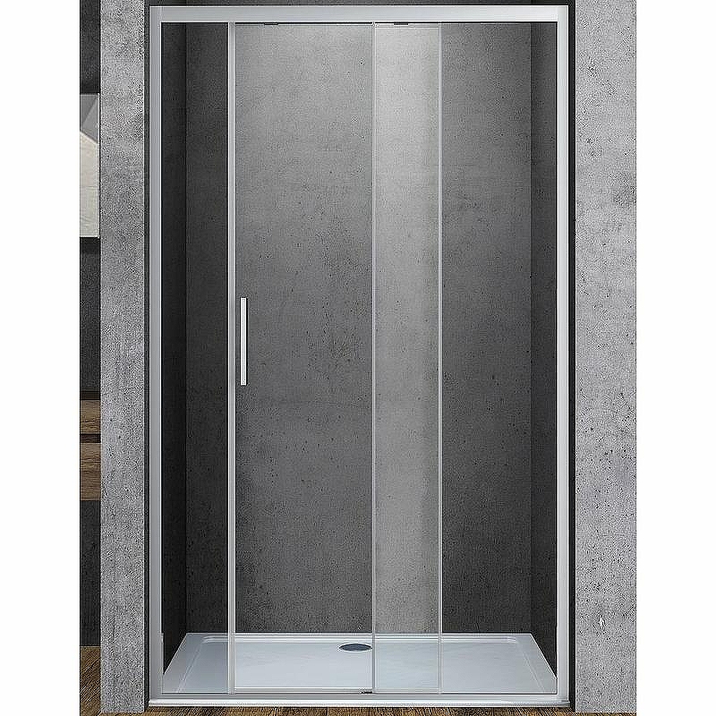 Душевая дверь Vincea Soft 110 VDS-3SO110CL профиль Хром стекло прозрачное