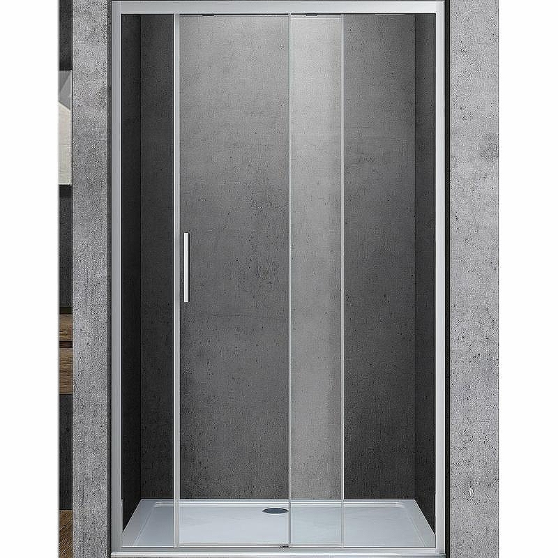 Душевая дверь Vincea Soft 150 VDS-3SO150CL профиль Хром стекло прозрачное