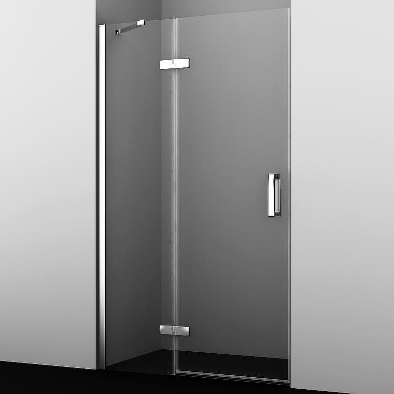 Душевая дверь WasserKRAFT Aller 120 L 10H05L профиль Хром стекло прозрачное