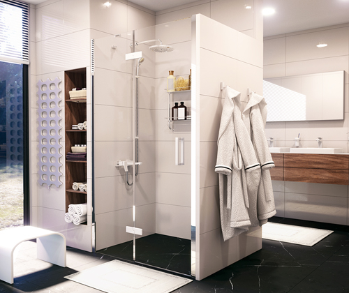 Душевая дверь WasserKRAFT Aller White 10H05LW 120x200 см левая