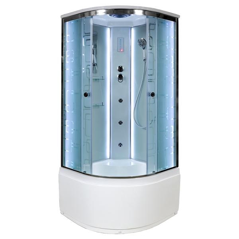 Душевая кабина Avacan 110 EM5011LED+GM с гидромассажем