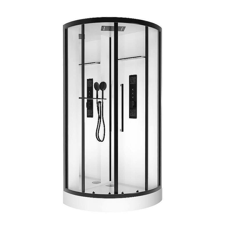 Душевая кабина Black&White Galaxy 90х90 8021000 с гидромассажем