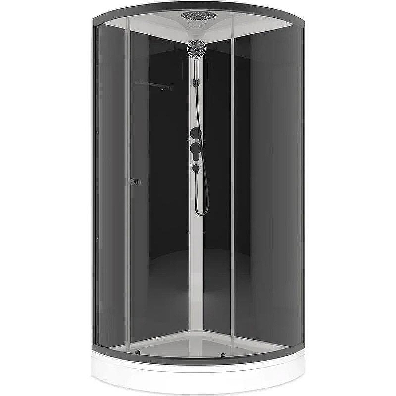 Душевая кабина Melodia della vita Jive BLack 90x90 MB02008 без гидромассажа