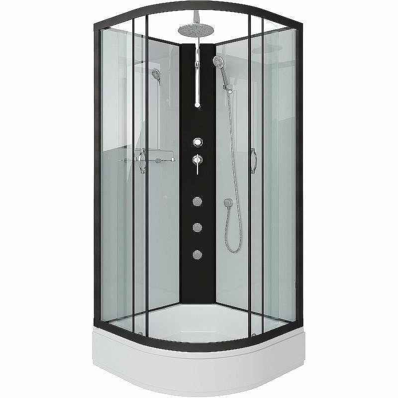 Душевая кабина Niagara Classic 100х100 NG-6702-14BKTG с гидромассажем
