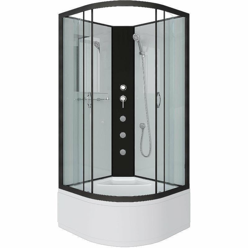 Душевая кабина Niagara Classic 100х100 NG-6709-14BKG с гидромассажем