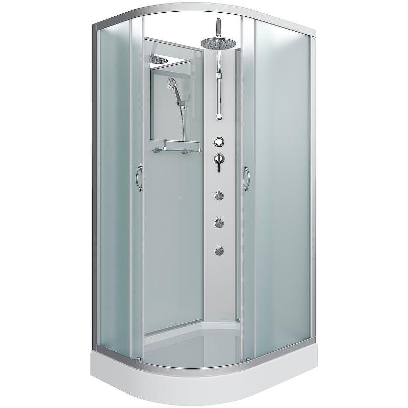 Душевая кабина Niagara Classic 120x80 R NG-3312-14RBKTG с гидромассажем