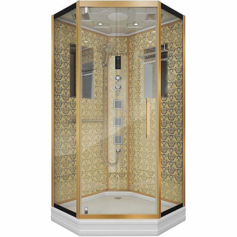 Душевая кабина Niagara Luxe 100x100 NG-7717G с гидромассажем