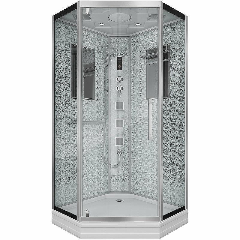 Душевая кабина Niagara Luxe 100x100 NG-7717W с гидромассажем