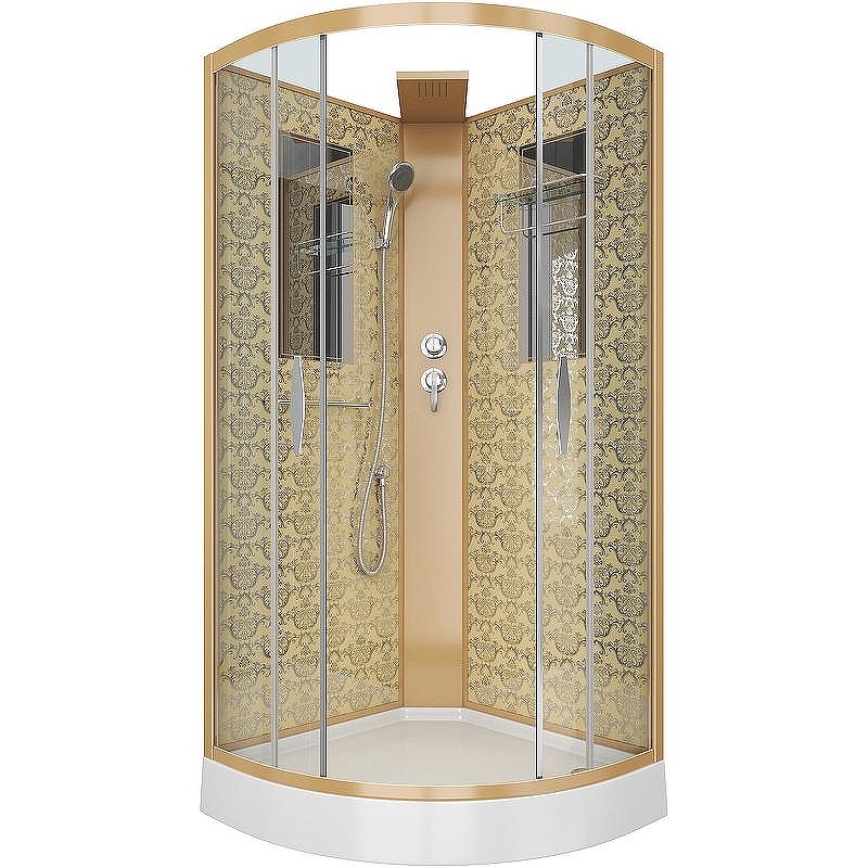 Душевая кабина Niagara Luxe 90x90 NG-7715GBK без гидромассажа