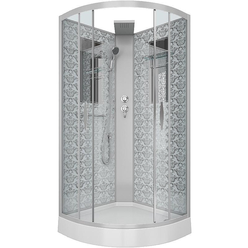 Душевая кабина Niagara Luxe 90x90 NG-7715WBK без гидромассажа