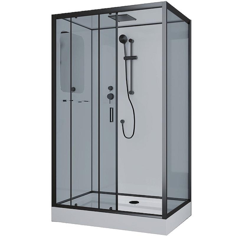 Душевая кабина Niagara Premium 120x80 NG-6912-01QL Black без гидромассажа