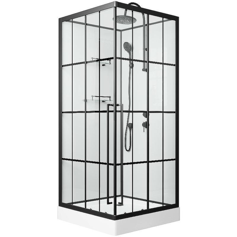 Душевая кабина Niagara Standart 100x100 R ST100/15QR/KL/BKT без гидромассажа