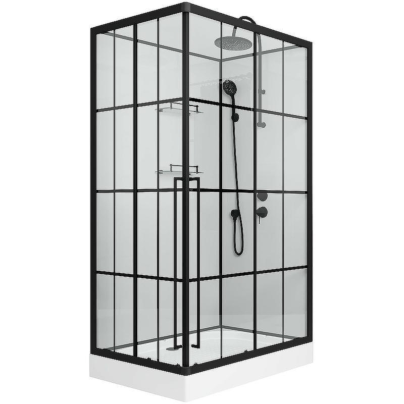 Душевая кабина Niagara Standart 120x80 R ST120/80/15QR/KL/BKT без гидромассажа