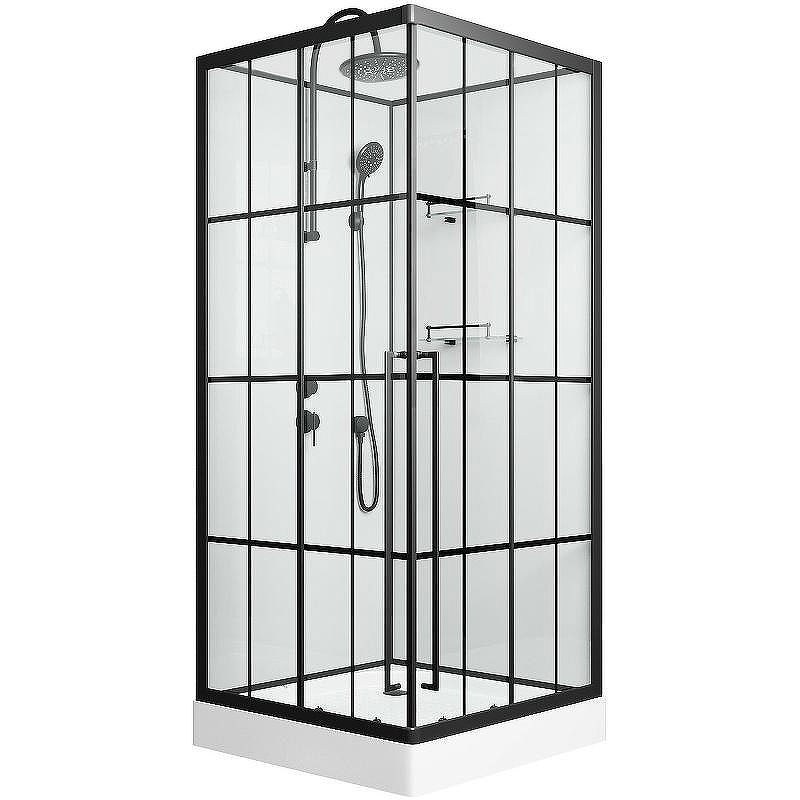 Душевая кабина Niagara Standart 90x90 L ST90/15QL/KL/BKT без гидромассажа