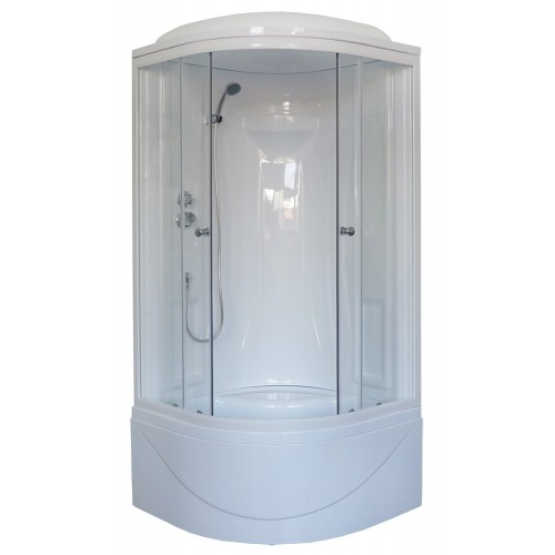 Душевая кабина Royal Bath RB 90BK1-T стекло прозрачное