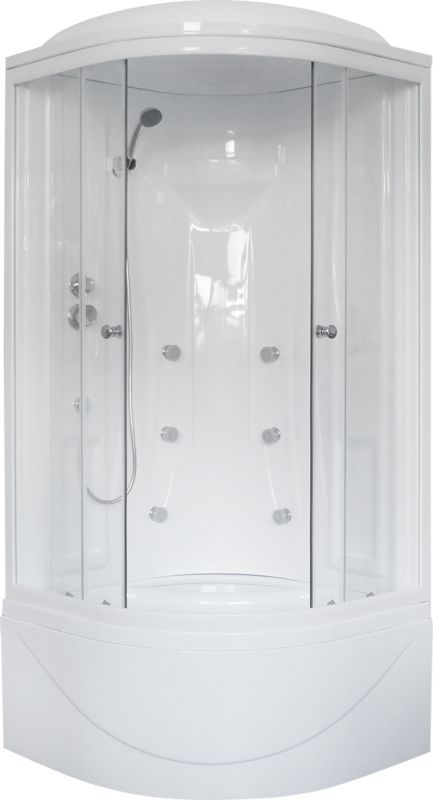 Душевая кабина Royal Bath RB 90BK2-M стекло матовое