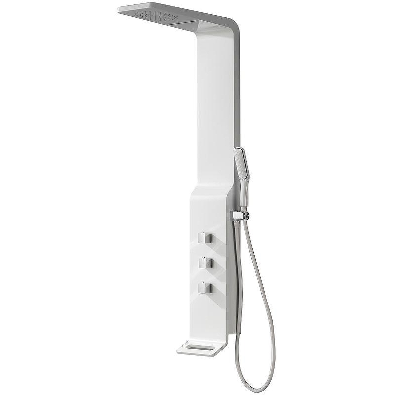 Душевая панель Ceruttispa Sella W CT8988 Белая глянцевая