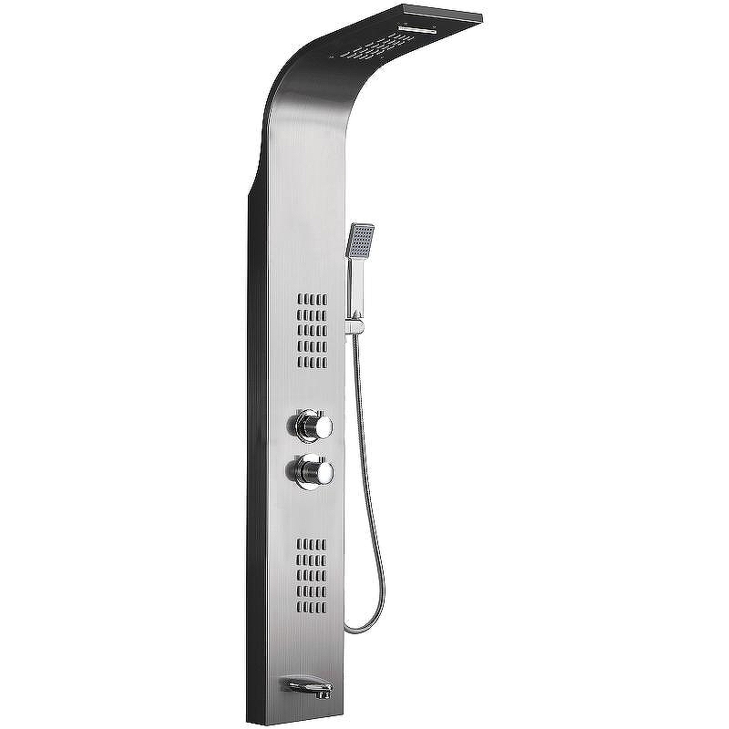Душевая панель Ceruttispa Virginia BR CT9983 с гидромассажем Нержавеющая сталь