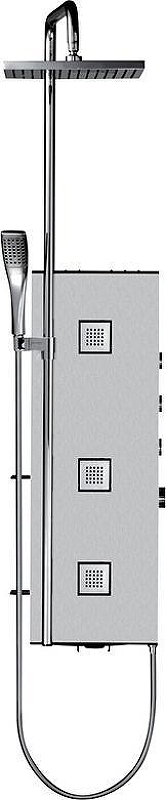 Душевая панель Jacob Delafon Watertile tower E3872-185 с гидромассажем с термостатом цвет Хром