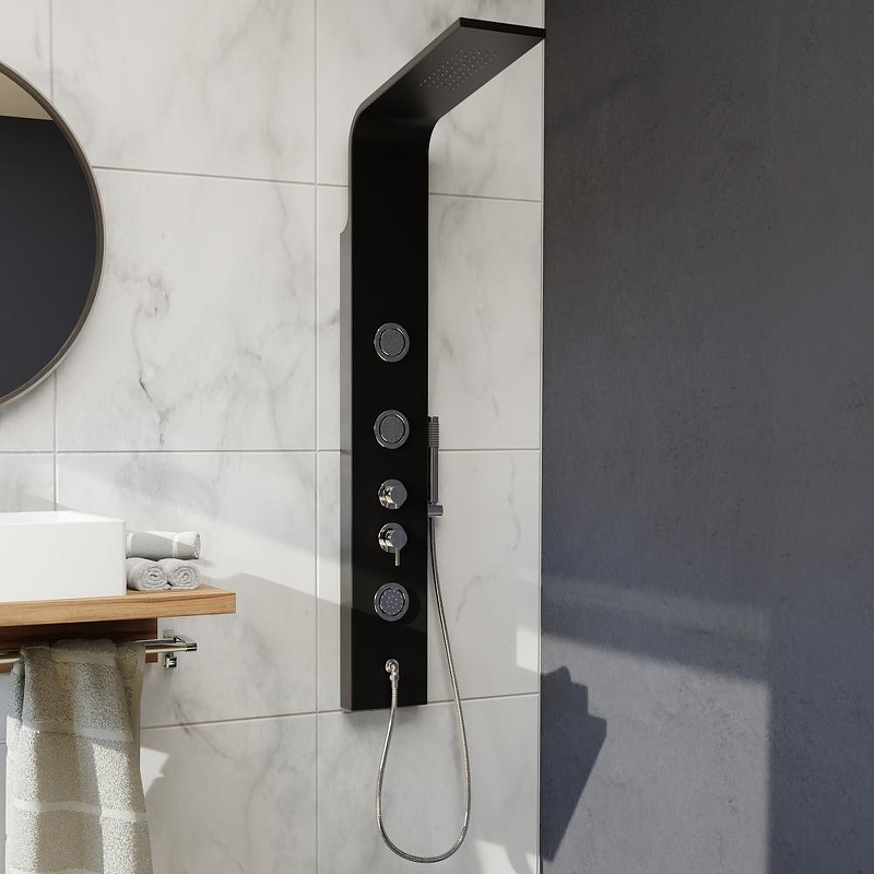 Душевая панель RGW Shower Panels SP-04 B21140104-04 Черный