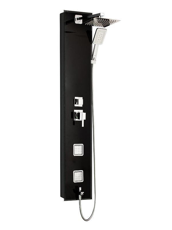 Душевая панель WeltWasser GL 14251 BL 10000001050 Черный матовый