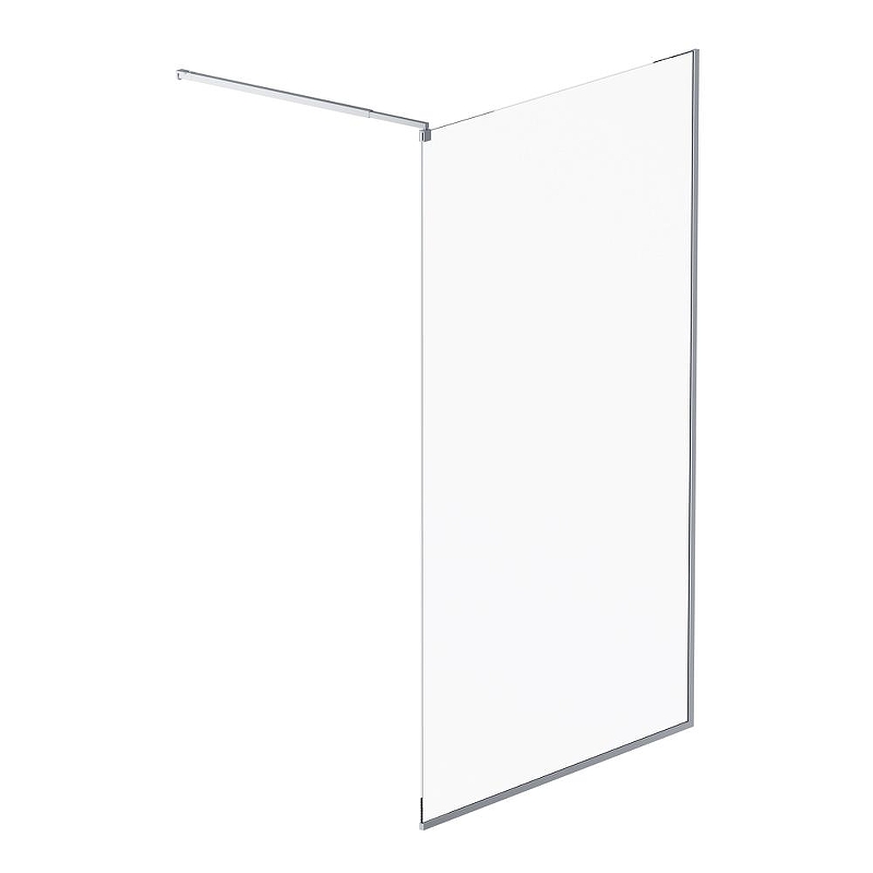 Душевая перегородка AM.PM Func 120 W84WI-120-F1-MTE профиль Хром матовый стекло прозрачное