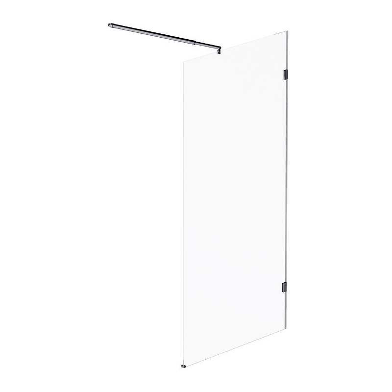 Душевая перегородка AM.PM X-Joy 100 W94WI-100-F1-BTE профиль Черный матовый стекло прозрачное